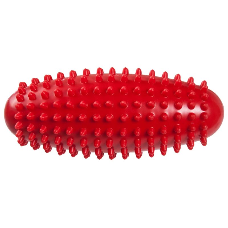 Rehabilitācijas Bumba Gara Ar Tapām 15x7cm Sarkana