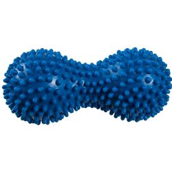 Rehabilitācijas bumba gara ar tapas 17x8cm zila