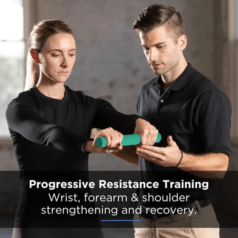 Roku trenažieris FlexBar Easy, zaļš 10 Lbs