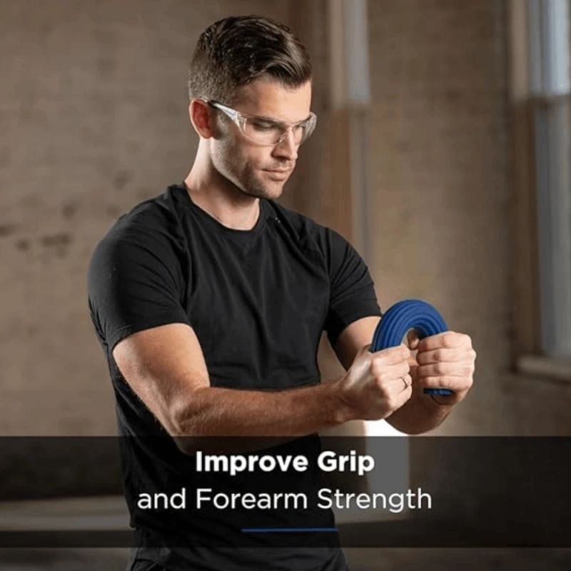 Roku trenažieris FlexBar vidēja svara, zils, 15 mārciņas