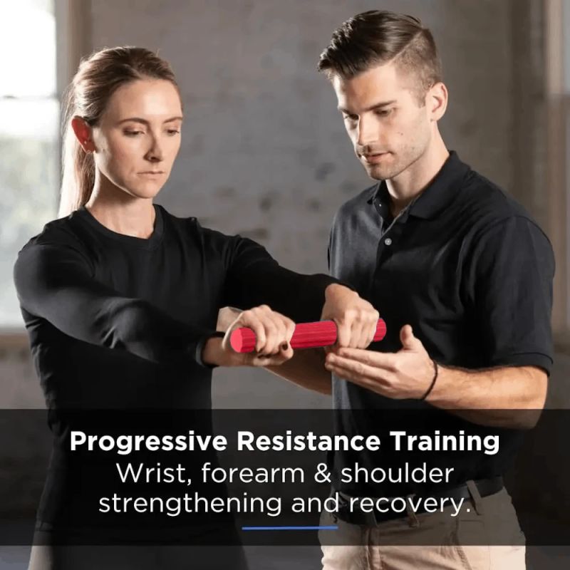 Roku trenažieris FlexBar Hard, sarkans 25 lbs