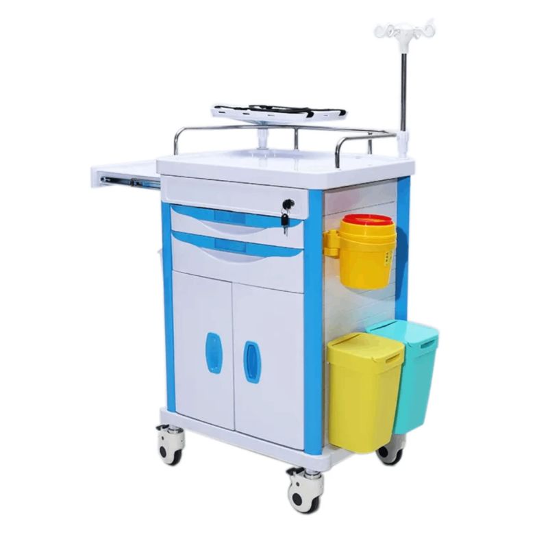 Multifunctional medical trolley KASMAN Blue 625475950mm