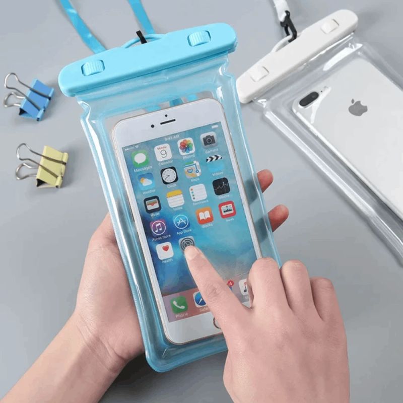 Ūdensizturīgs maciņš mobilajam tālrunim Midi, zils