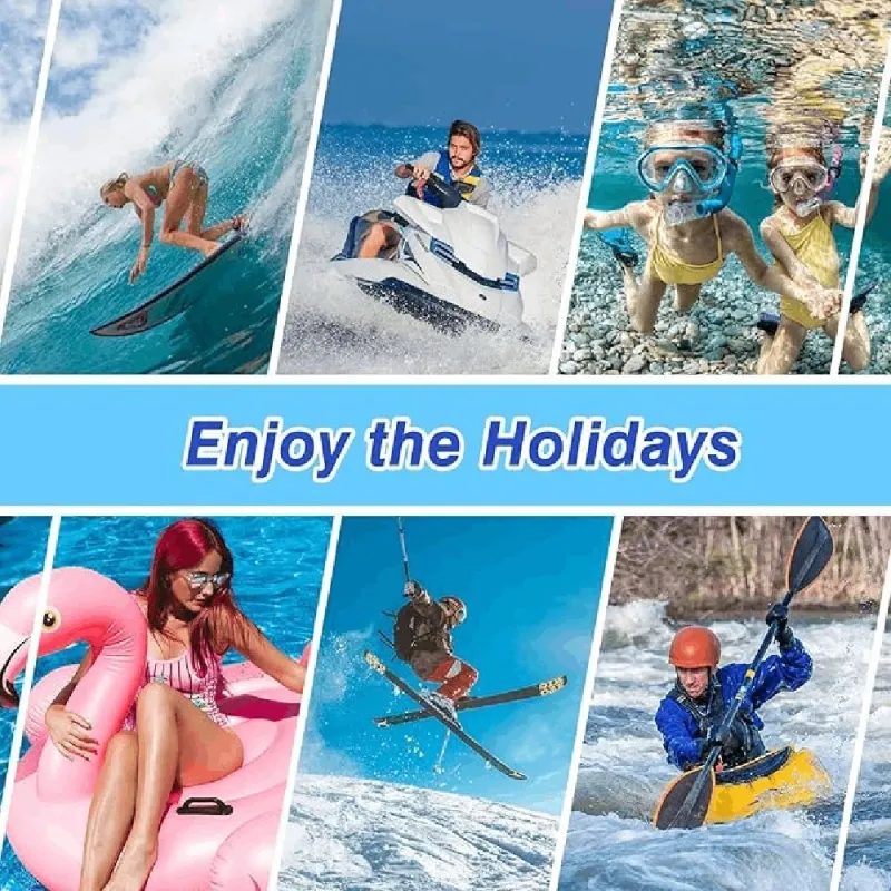 Ūdensizturīgs Midi mobilā tālruņa maciņš, violets