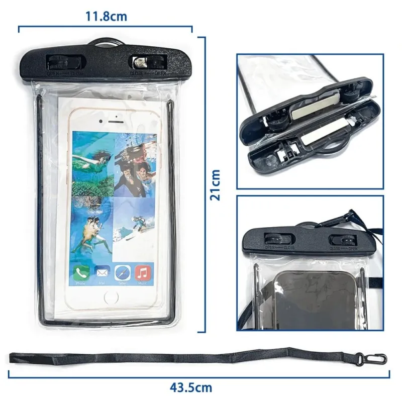 Ūdensizturīgs maciņš mobilajam tālrunim Maxi 105175, oranžs