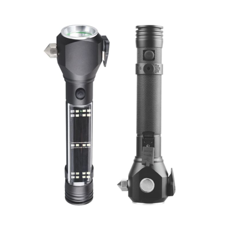 Daudzfunkcionāls LED lukturītis Tiger Wolf HL-8236 ar saules moduli