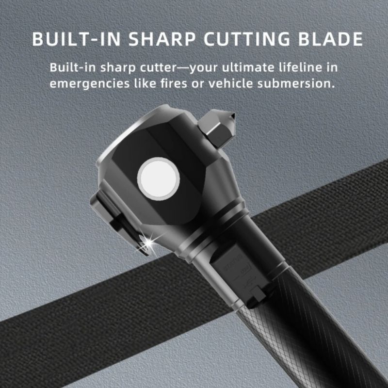 Daudzfunkcionāls LED lukturītis Tiger Wolf HL-8236 ar saules moduli