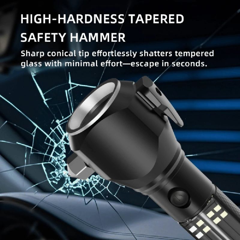 Daudzfunkcionāls LED lukturītis Tiger Wolf HL-8236 ar saules moduli