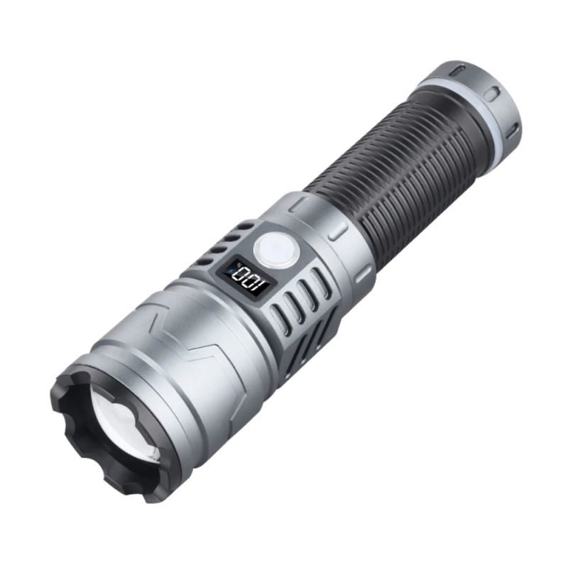 LED lukturītis Tiger Wolf HL-1303 ar displeju