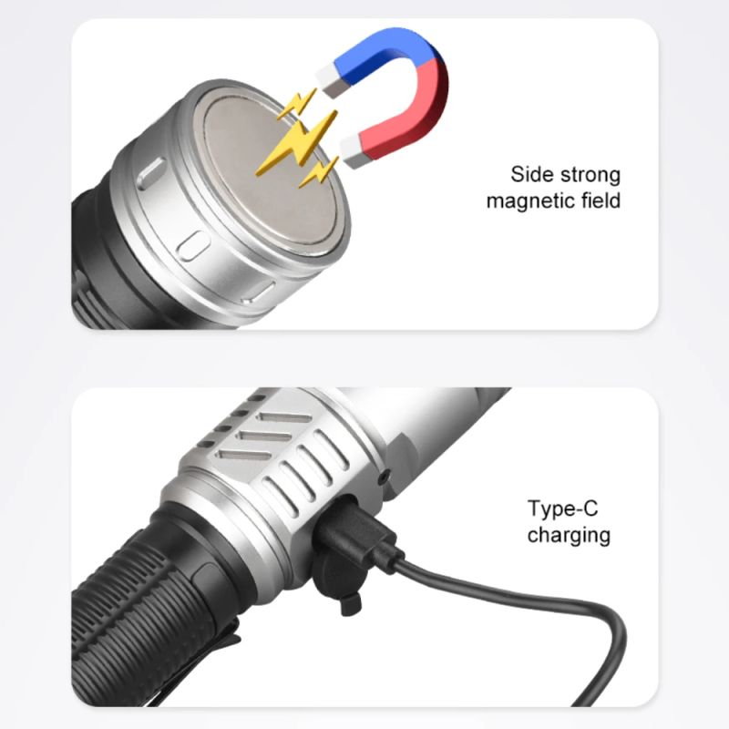 Kabatas lukturītis Tiger Wolf HL-1305, uzlādējams