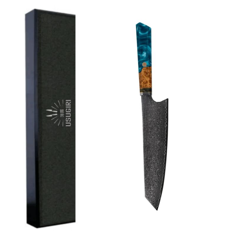 Damaskas tērauda 20,6 cm griešanas nazis Usugiri JH-D-015