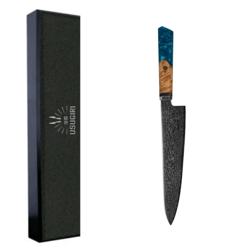 Damaskas tērauda 8.7 šefpavāra nazis Usugiri JH-D-015