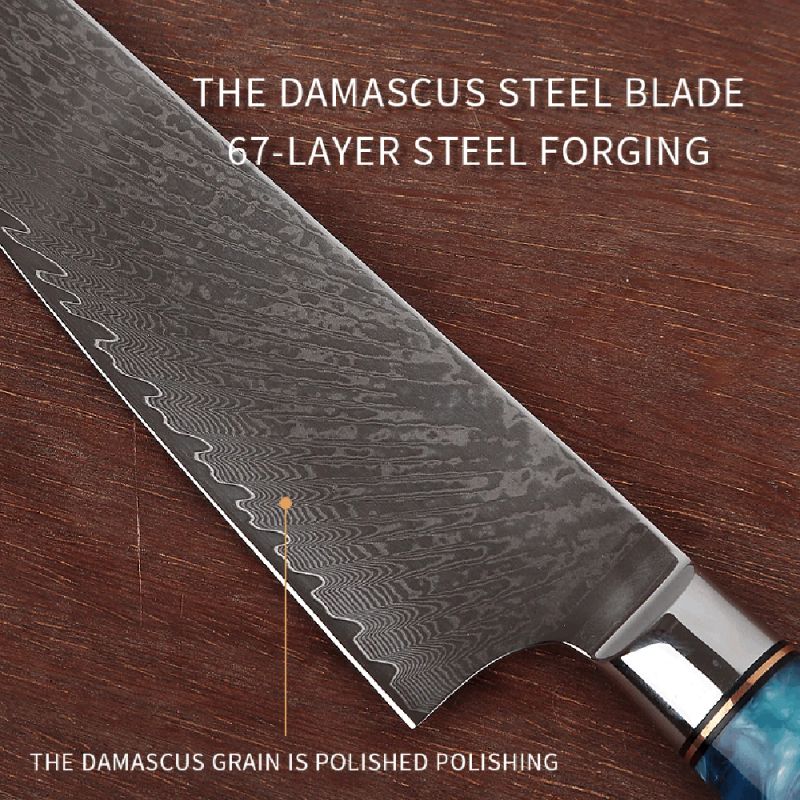 Damaskas tērauda 12,6 cm universālais nazis Usugiri JH-D-015