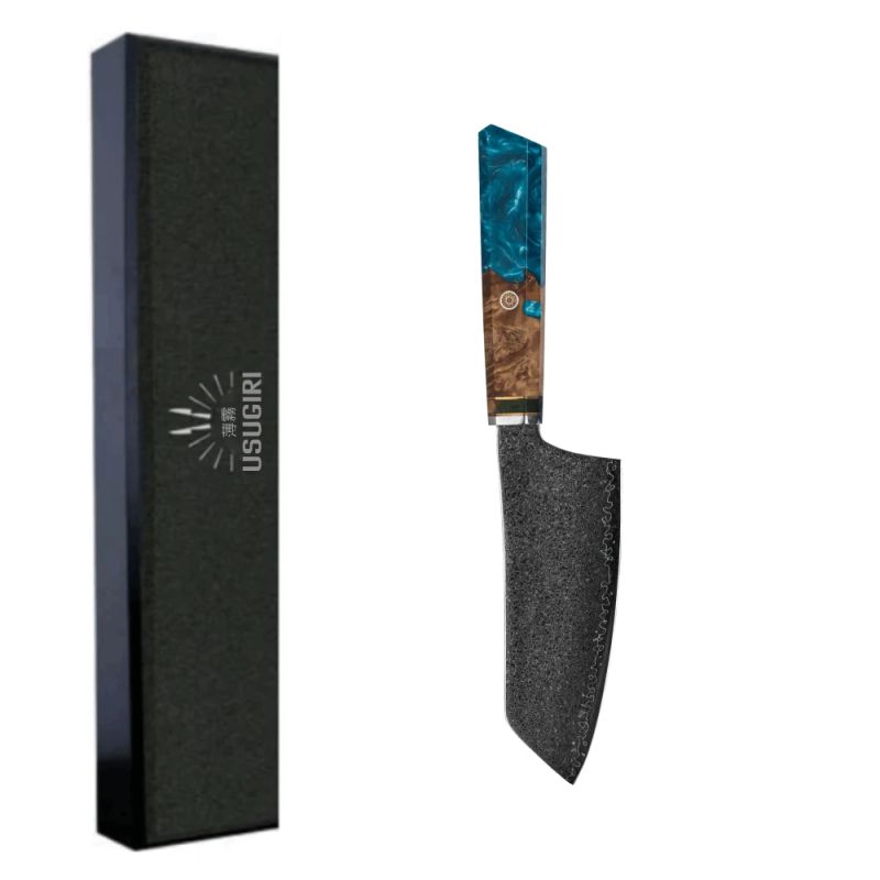 Damaskas tērauda 6.1 smalcināšanas nazis Usugiri JH-D-015