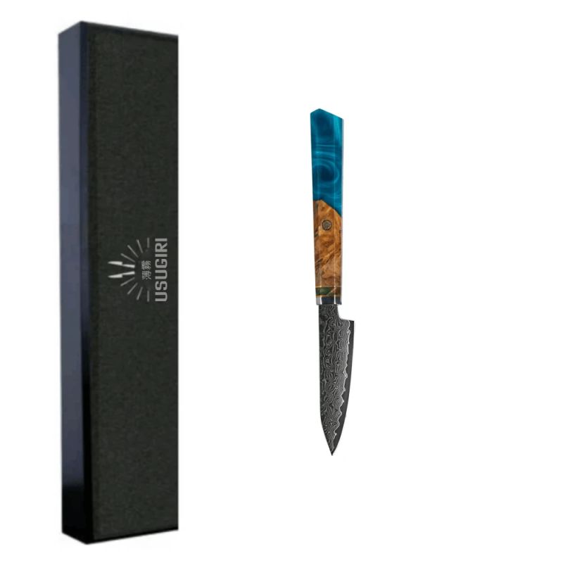 Damaskas tērauda 3,5 dārzeņu nazis Usugiri JH-D-015