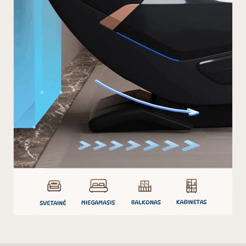 JARE DeepRelax SL Massage Chair, Black