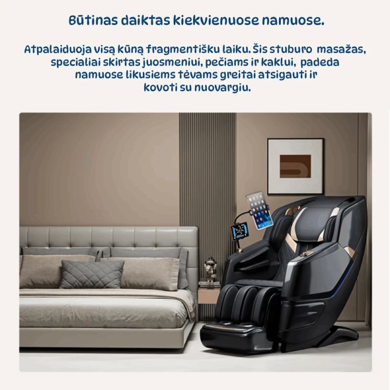 JARE DeepRelax SL Massage Chair, Black