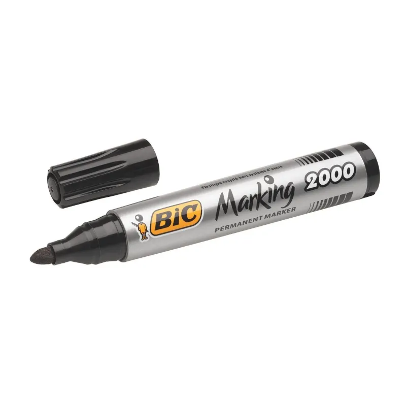 Noturīgs marķieris Bic 8209153, 1.7 mm, melna krās.