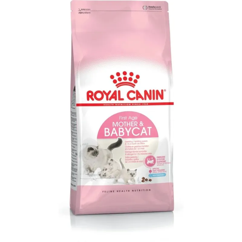 Sausā kaķu barība Royal Canin First age Mother & Babycat, vistas gaļa, 0.4 kg