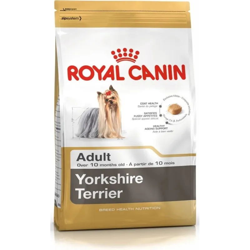 Sausā suņu barība Royal Canin Yorkshire Terrier, vistas gaļa, 0.5 kg
