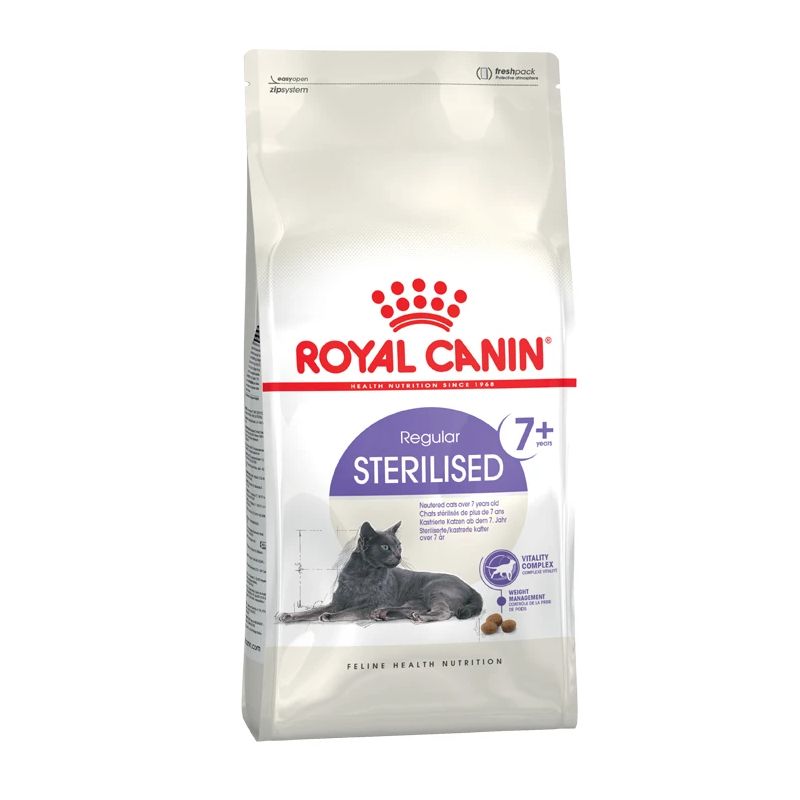 Barība kaķu sterilised +7 1.5 kg 165170 ,royal canin,