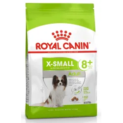 Sausā suņu barība Royal Canin X-Small Adult +8, vistas gaļa, 1.5 kg