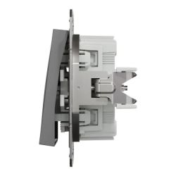 Krustslēdzis schneider asfora antracīts