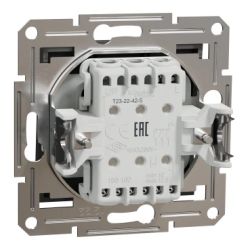 Slēdzis schneider asfora 1+1+1 antracīts