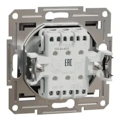 Выключатель Schneider Electric Asfora, 3 кл., черный