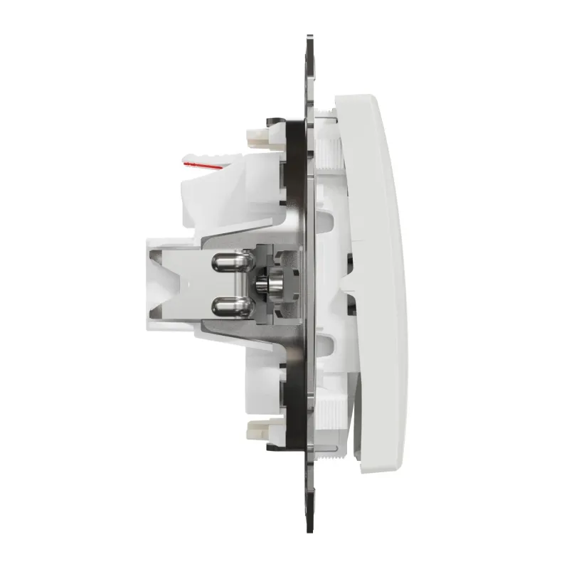 Slēdzis Schneider Electric Sedna Design, 2 kl, balta krās.