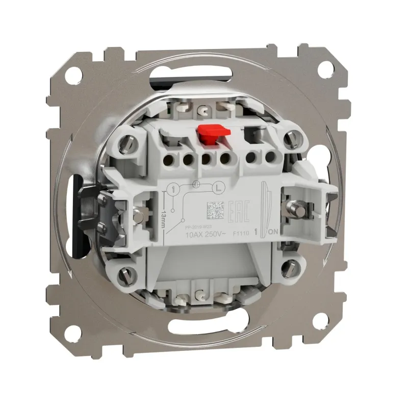 Slēdzis Schneider Electric Sedna Design, 1 kl, melna krās.