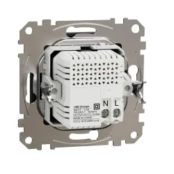 USB lādētājs Schneider Electric Sedna Design, melna krās.