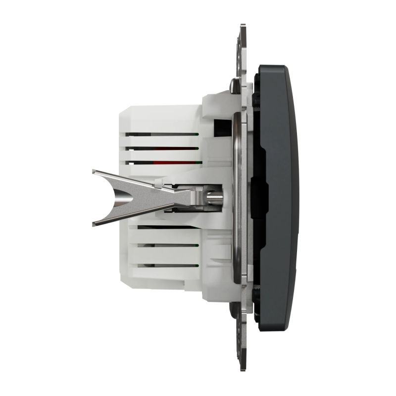 Lādētājs usb sedna a+c 2.4a antracīts