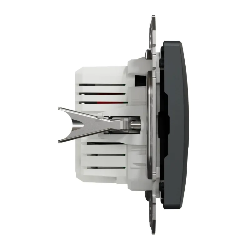 USB lādētājs Schneider Electric Sedna Design, melna krās.