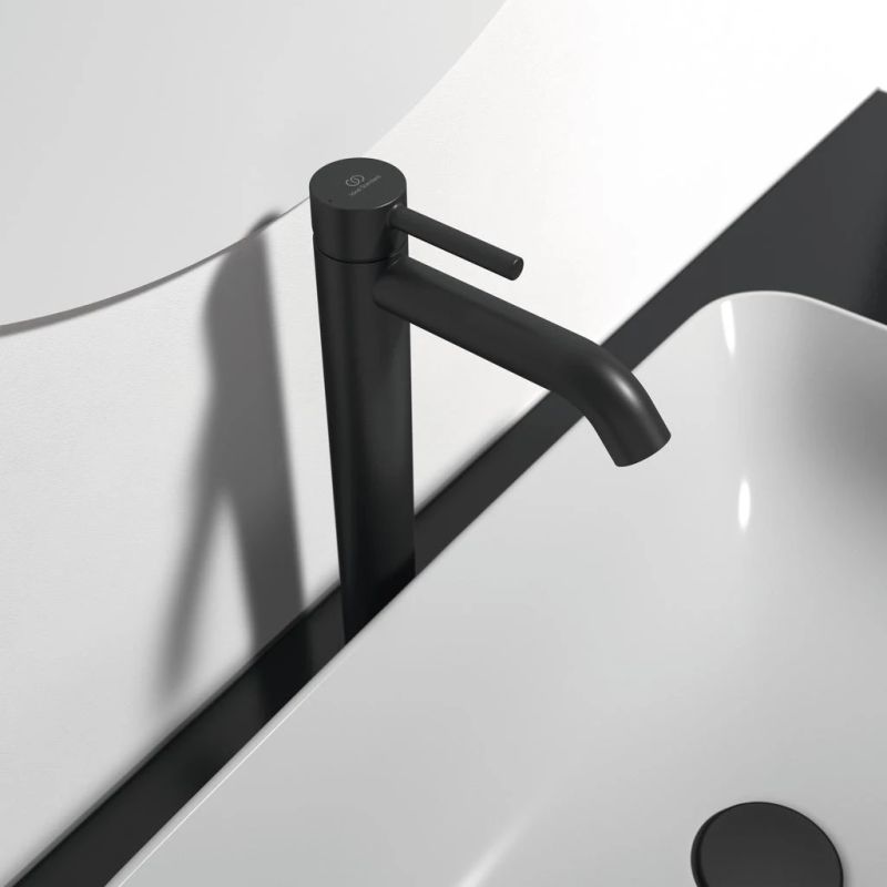 Maisītājs keramiskai izlietnei Ceraline Ideal Standard melns XL