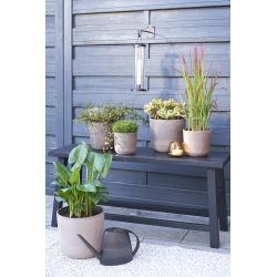 Puķpods keramikas 981-13 travertino d13