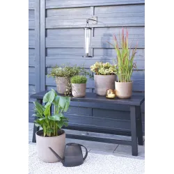 Puķpods keramikas 981-13 travertino d13