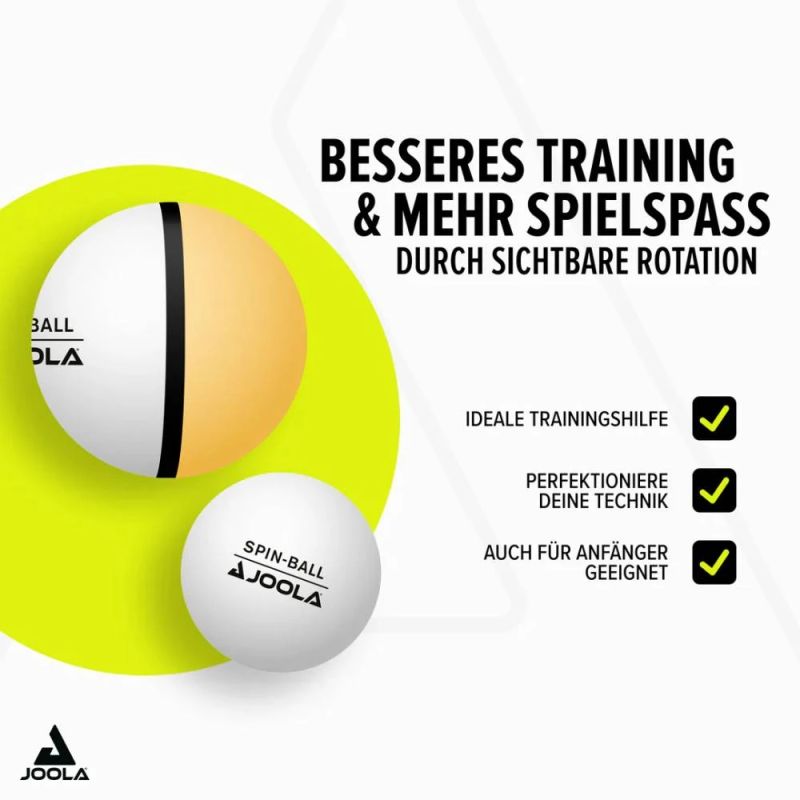 Table tennis balls JOOLA Spinball, 12 pcs.