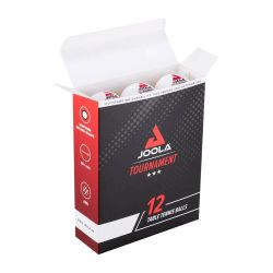 Table Tennis Balls JOOLA Tournament 40+ WH, 12 pcs.
