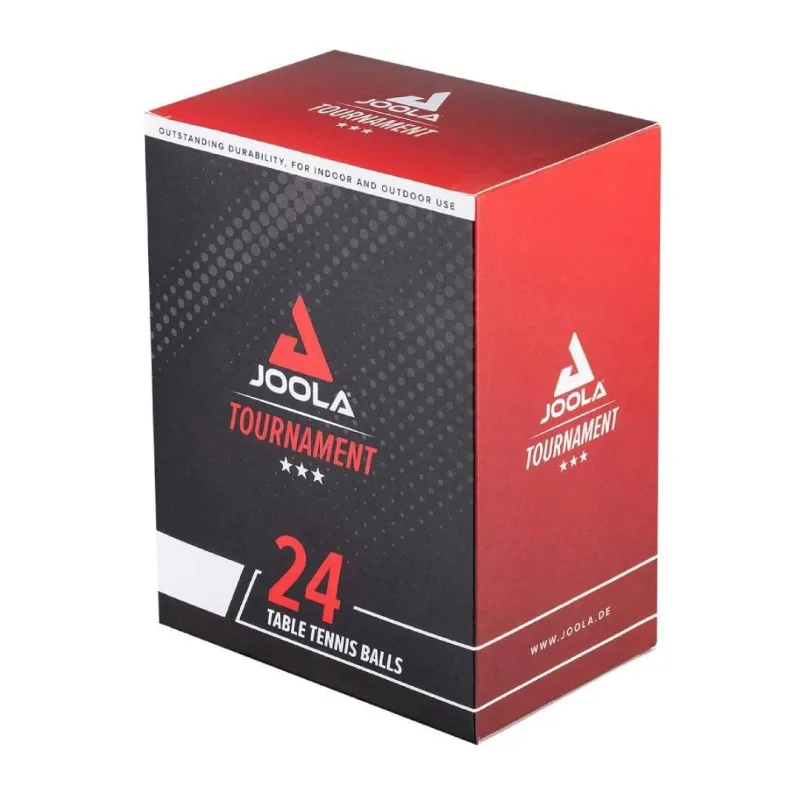 Galda tenisa bumbiņas JOOLA Tournament 40+ WH, 24 gab.