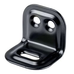 Mēbeļu stūra leņķis 25x30mm-regul.,melns