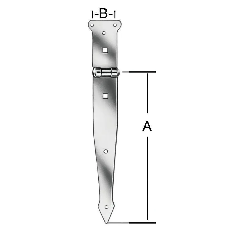 Eņģes vārtiem Vorman, 3.5 cm