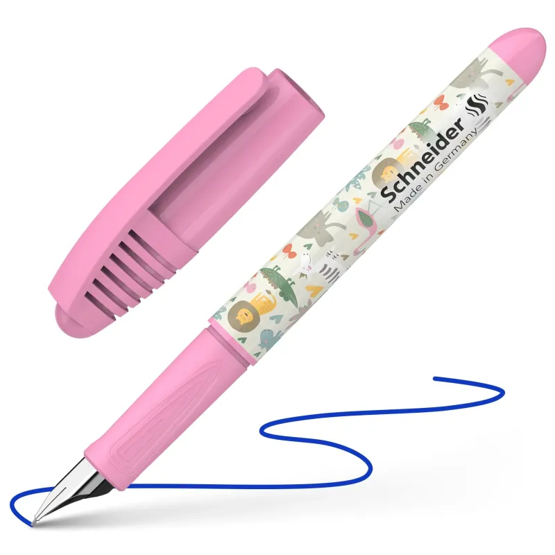Tintes pildspalva Schneider ZIPPI 168920, kreiļiem-labročiem, daudzkrāsaina