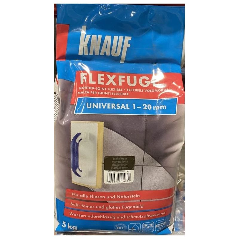 Šuvotājs knauf flexfuge tumši brūns 5kg
