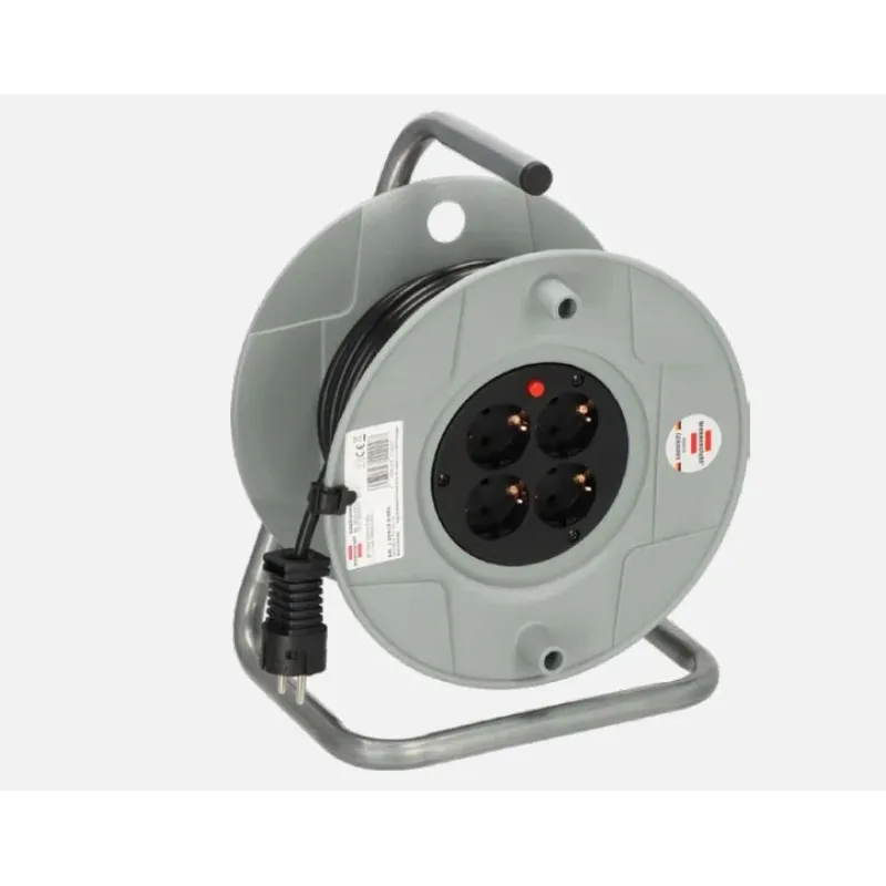 Pagarinātājs ar spoli Brennenstuhl, 3 x 1,5 mm², 25 m, 4 ligzdas