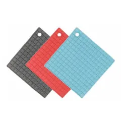 Kuumade roogade kandik 711419, 17 cm x 17 cm, Sinine v.-Must v.-Punane v.