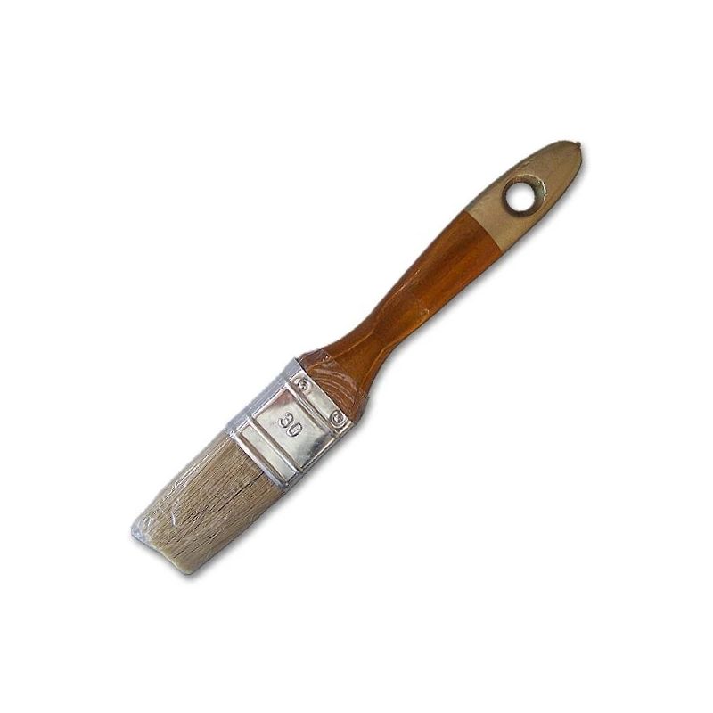 Ota plakana 30mm, balta, 70% tops