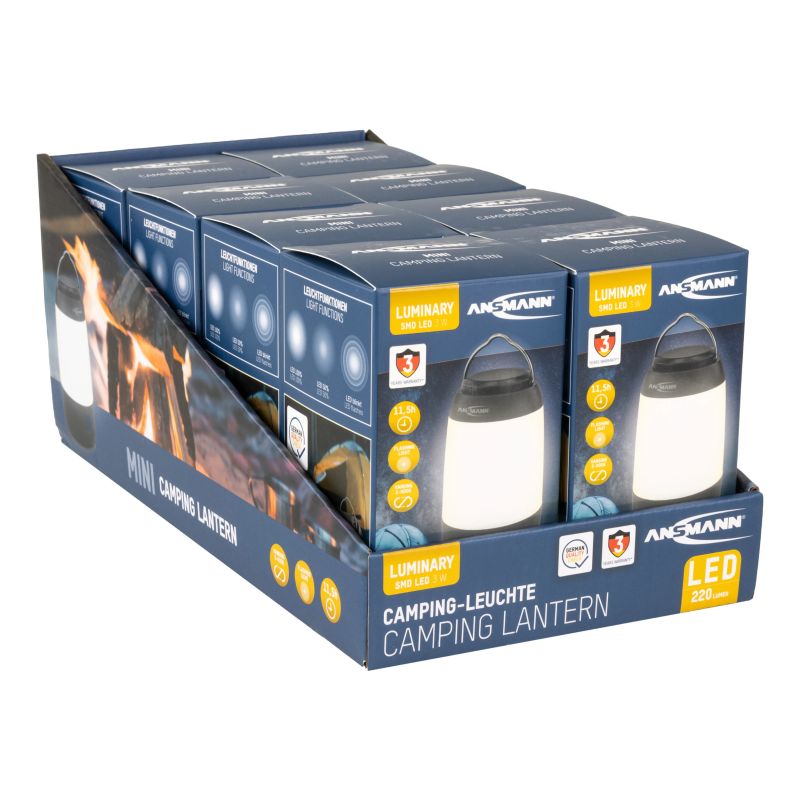 Gaismeklis kempinga mini +bat. ansmann