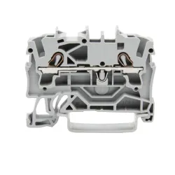 Savienojums Wago 2-pole Terminal Block 2.5 MM2, 2.5 mm², pelēka krās.