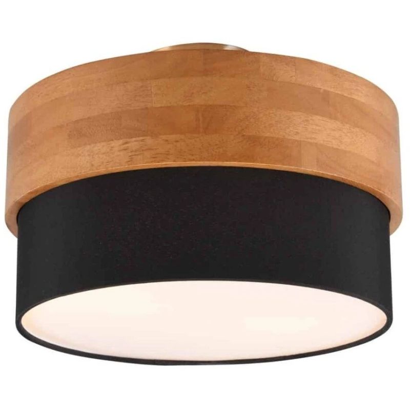 Griestu lampa seasons 30cm e14 meln koka